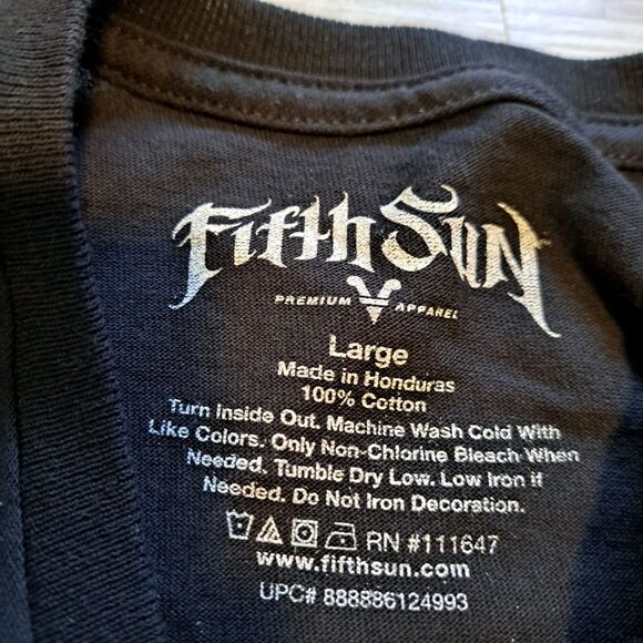 Fifth Sun T Shirt Men's Large Graphic Lady Star Short Sleeve - Picture 3 of 8